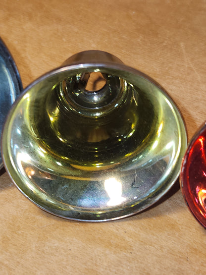 Vintage Hard Plastic Bells Unmatched Set of 4 AS IS bel8