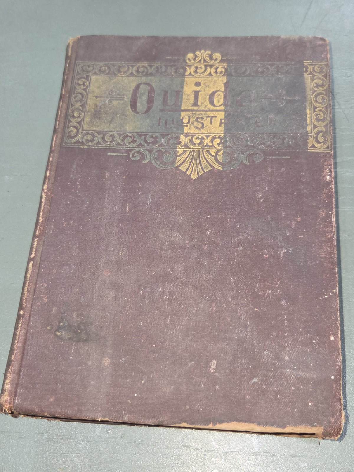 Anyique Hardcover Book Ouida Illustrated, Volume 6: Tricotrin. In a winter city. Little Grand and the marchioness. Our country quarters. Trente-et-un. Ab10
