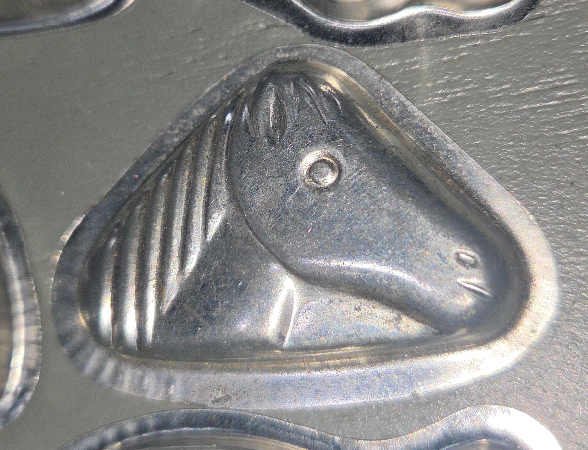 Vintage Animal Mold Chocolate Butter Candy Set of 13 Cat Fish Horse Bunny Frog Sheep Chicken Pelican vm56