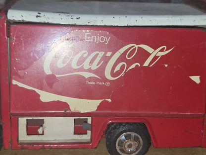 Vintage Buddy L Coca Cola Pressed Steel 9" Delivery Truck 1970s cciy