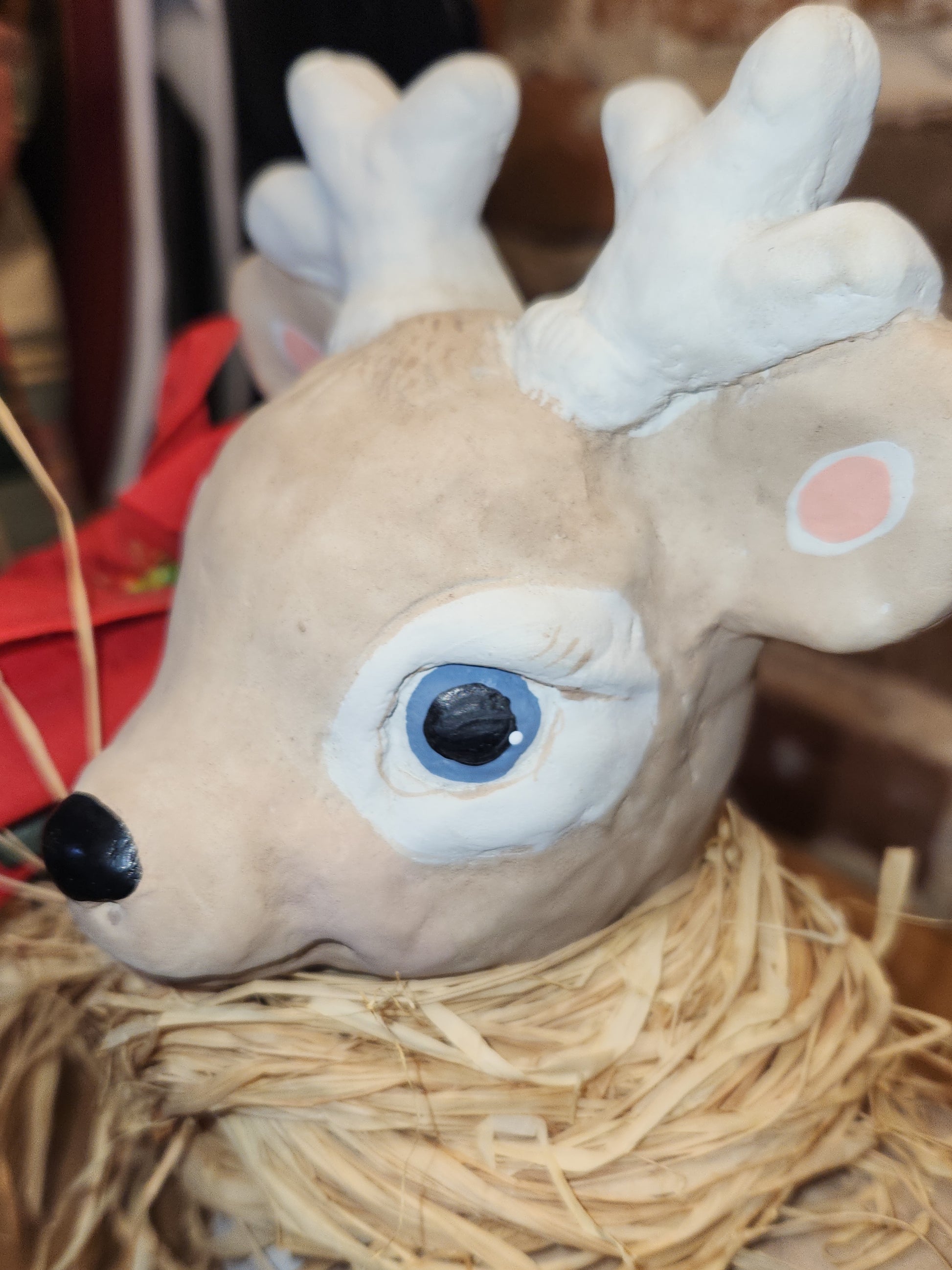 Vintage Dreamsicles Prancer Reindeer Kristin Haynes Cast Art Industries Has Original Box
