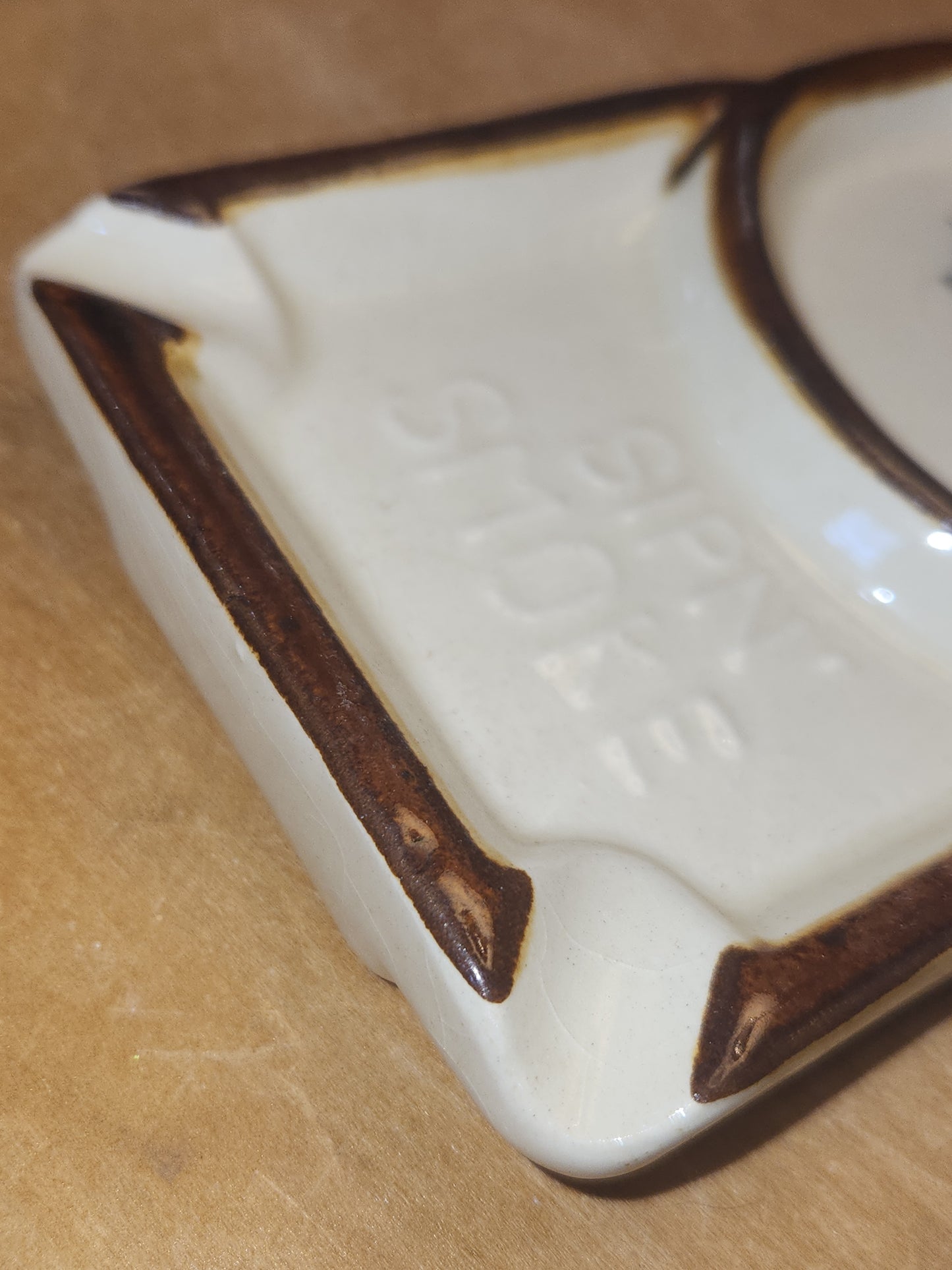 Vintage Sip N' Smoke Ceramic Ashtray Pioneer Village Minden Nebraska ash3