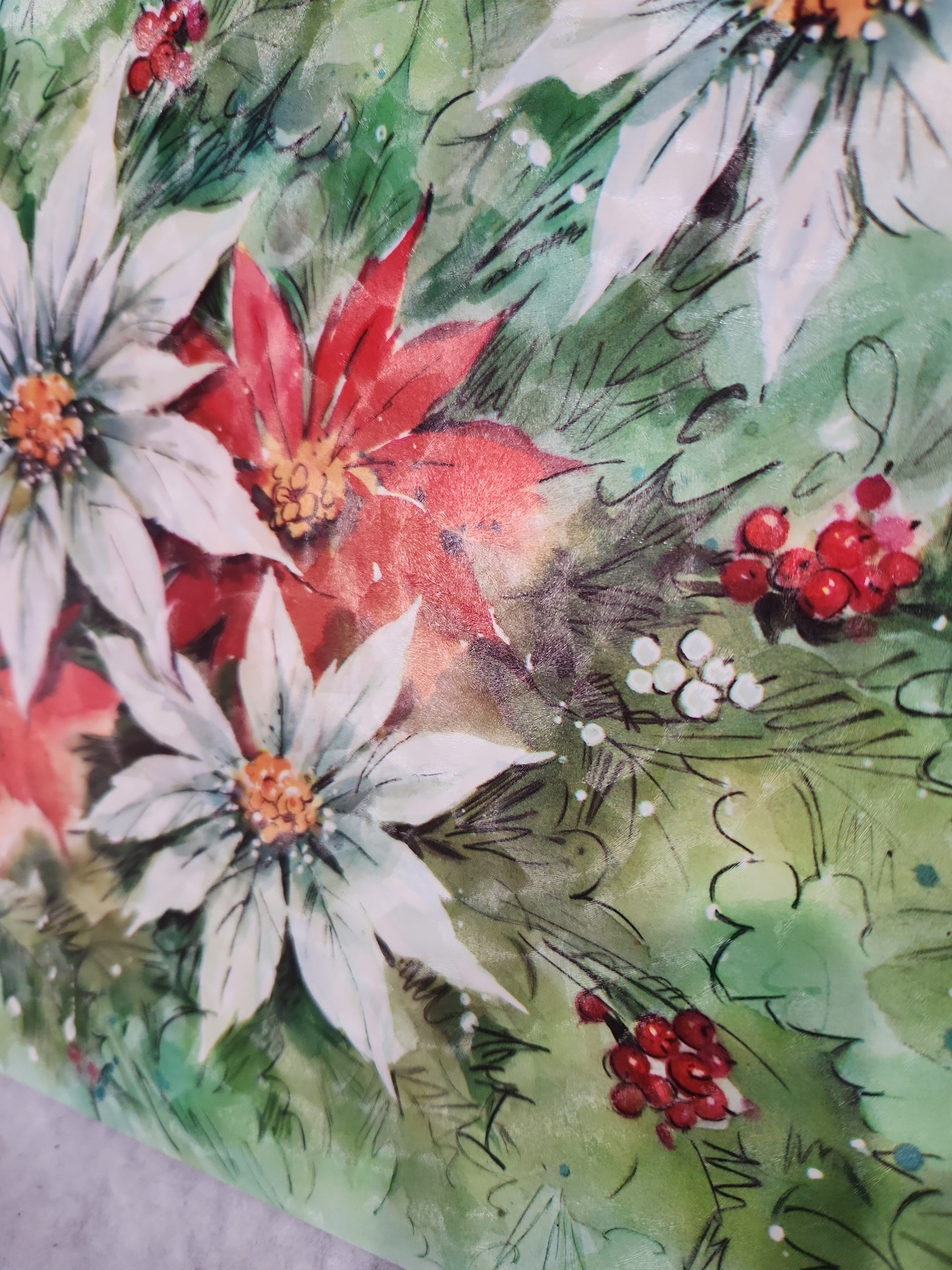 Vintage Christmas Place Mats Lot Of 6 Wipe Off and Re-Use 3 G. Galian Designs