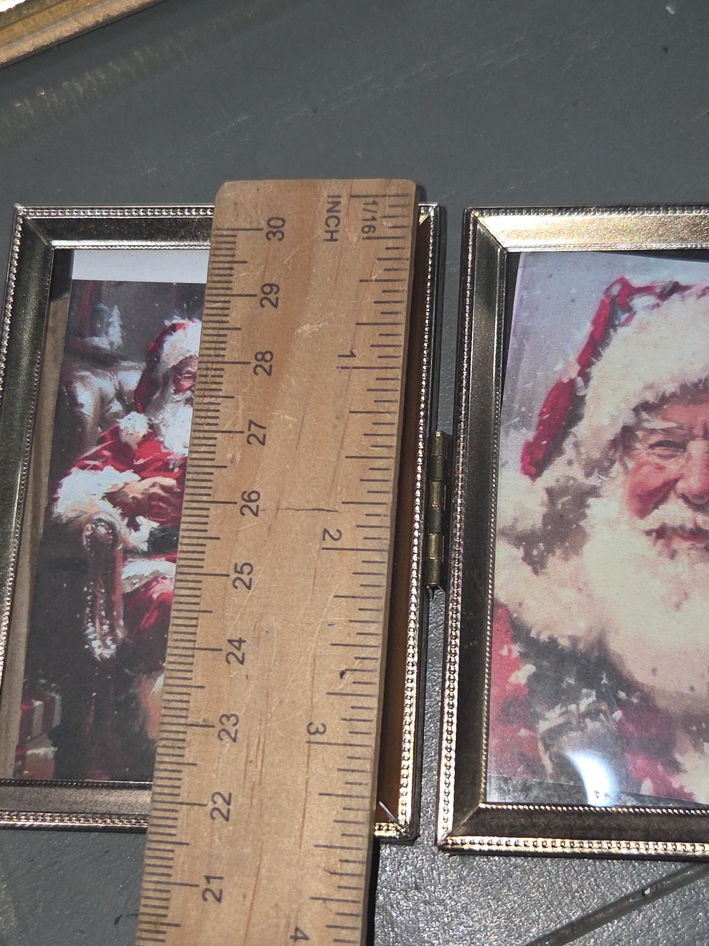 Vintage Photo Frames and Hinged Frame 7 Pieces fa9