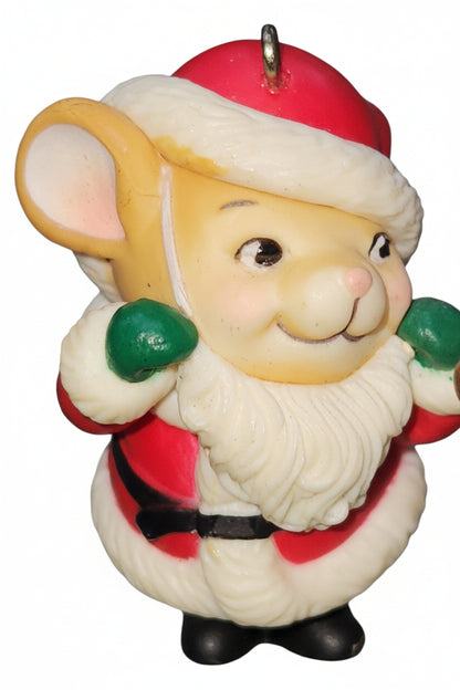 Vintage Avon Ornament Melvin P Merrymouse Christmas Mirror 1982 NO BOX av03 CLEARANCE
