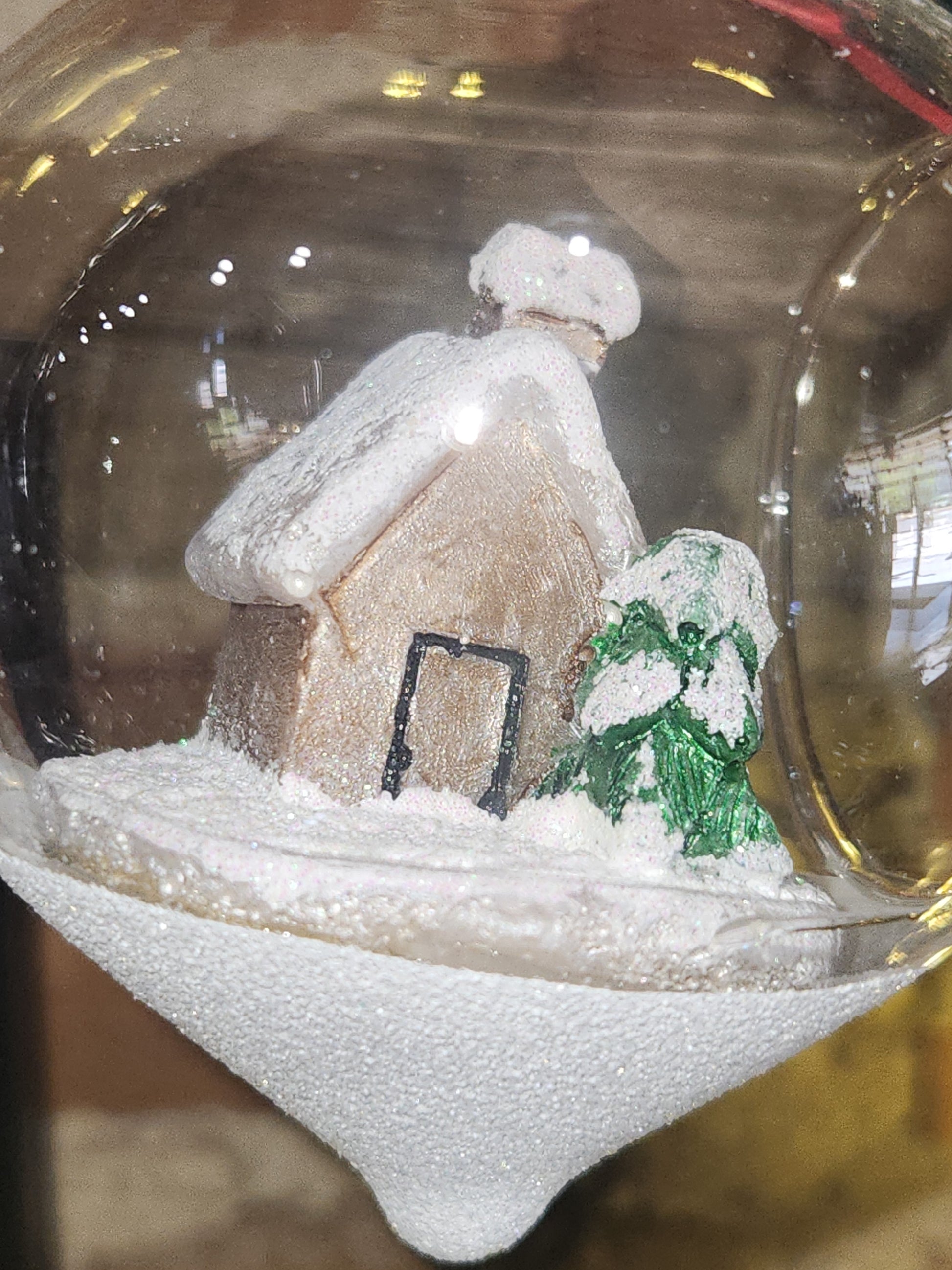 Ornament Winter House Terrarium