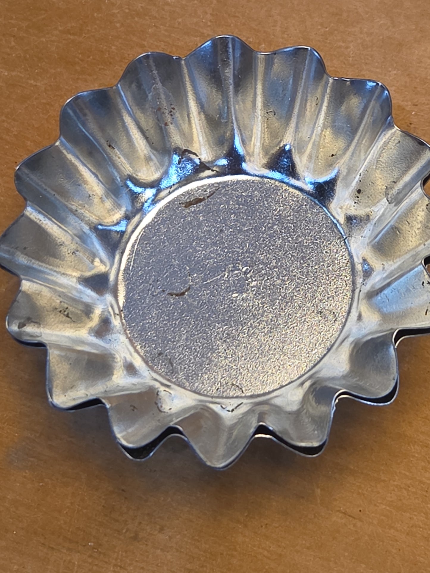 Vintage Miniature Swedish Fluted Tins Pan Chocolates Mold and Clay Molding Tool Set of 16 al99