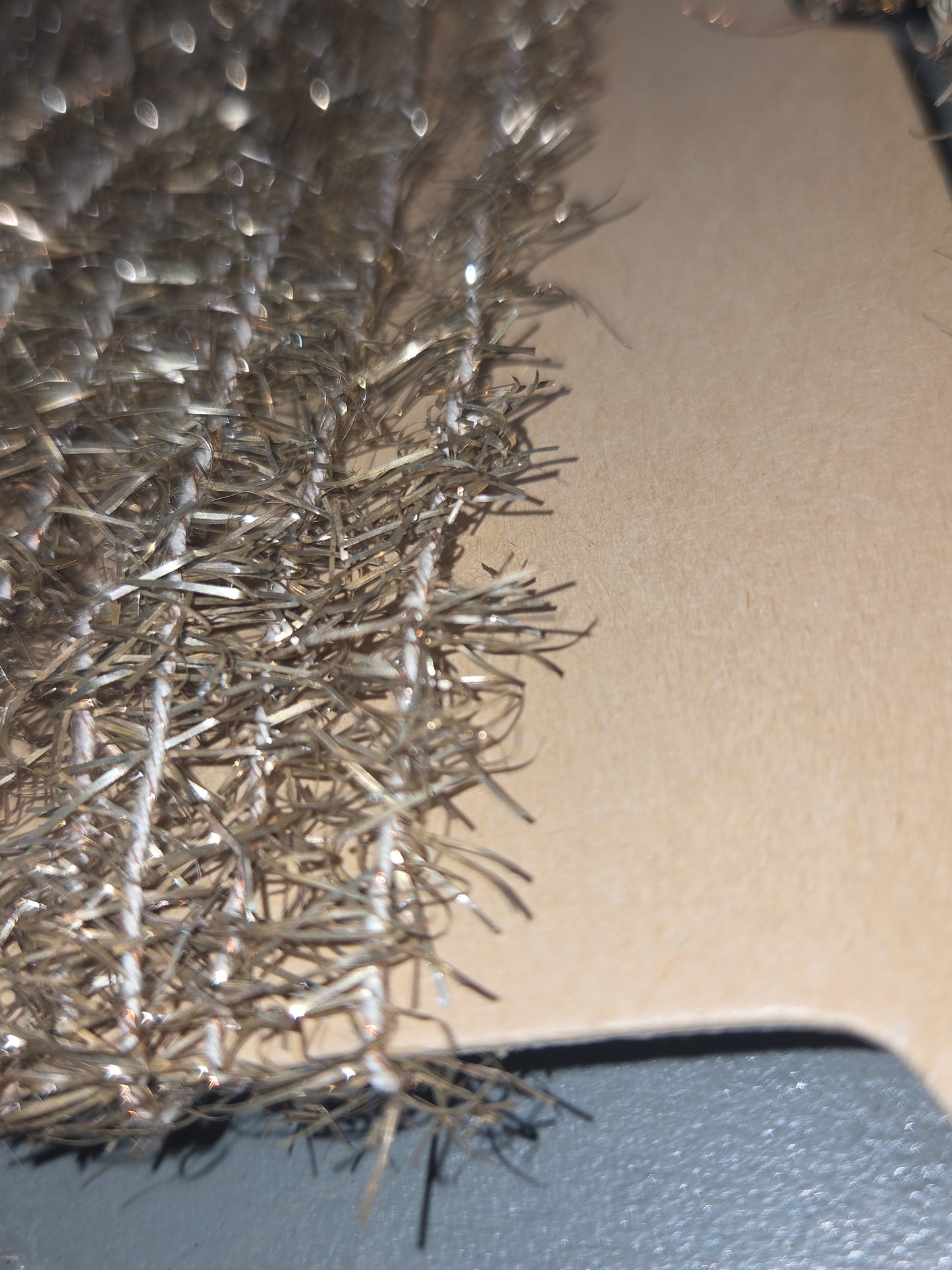 Antique Wire Tinsel Garland AS IS hg6