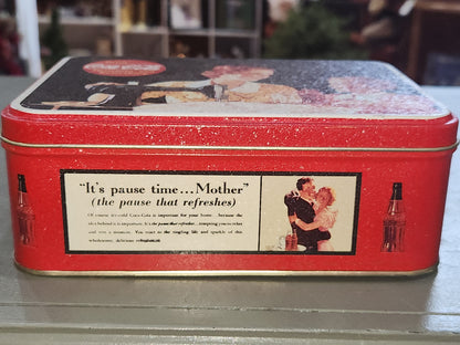 Vintage Coca-Cola Tin It's Pause Tim Mother Seamstress 1993 Coke cct51