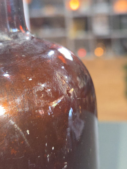 Vintage Medicine Bottles Amber Glass vmb03