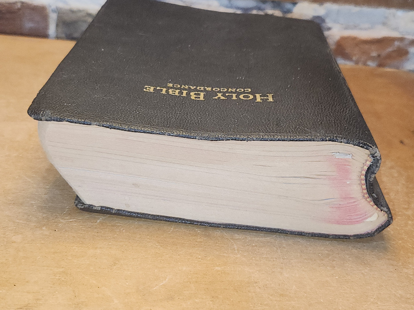 Vintage Hardcover Holy Bible Red Letter Edition Concordance King James Version World Publishing Bible vb09