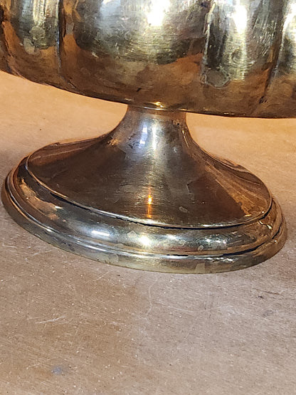 Vintage Brass Compote Bowl Made in India br8