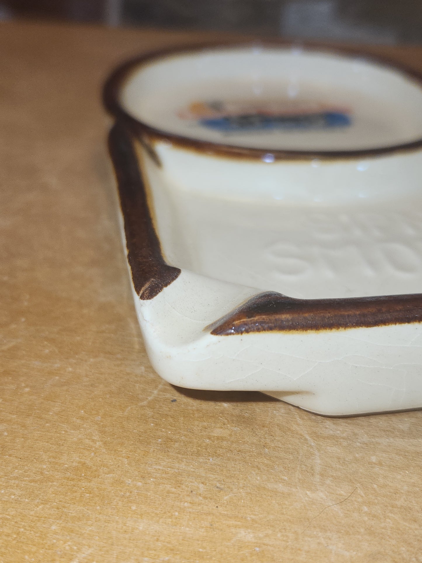 Vintage Sip N' Smoke Ceramic Ashtray Pioneer Village Minden Nebraska ash3