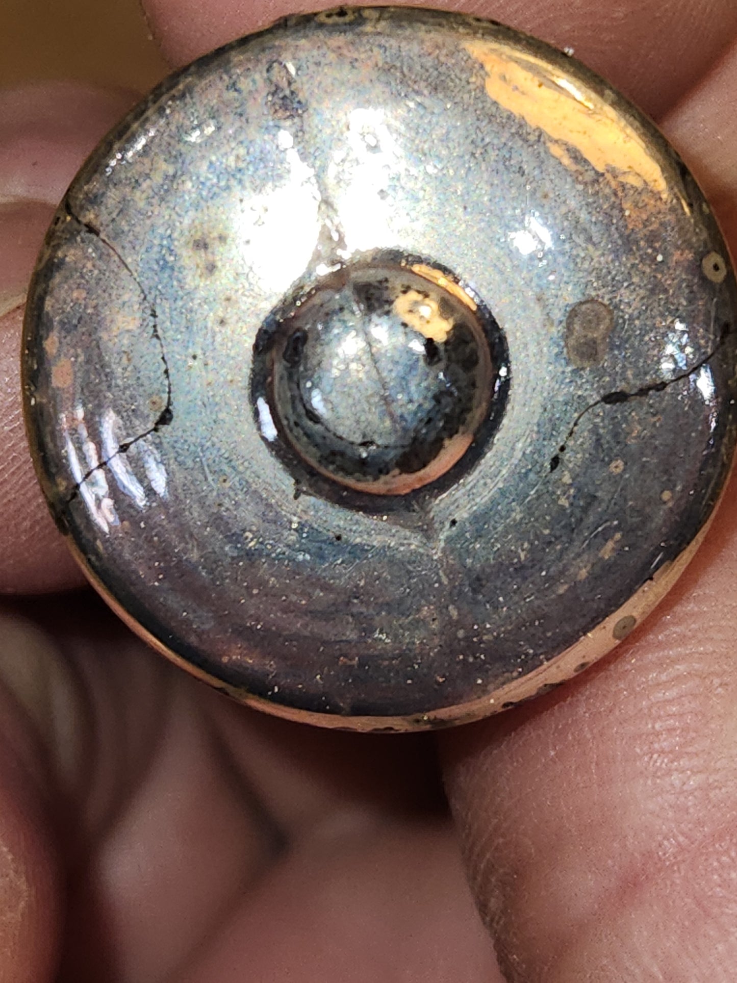 Vintage Mini Mercury Glass Bell Ornaments Set of 3 mg01