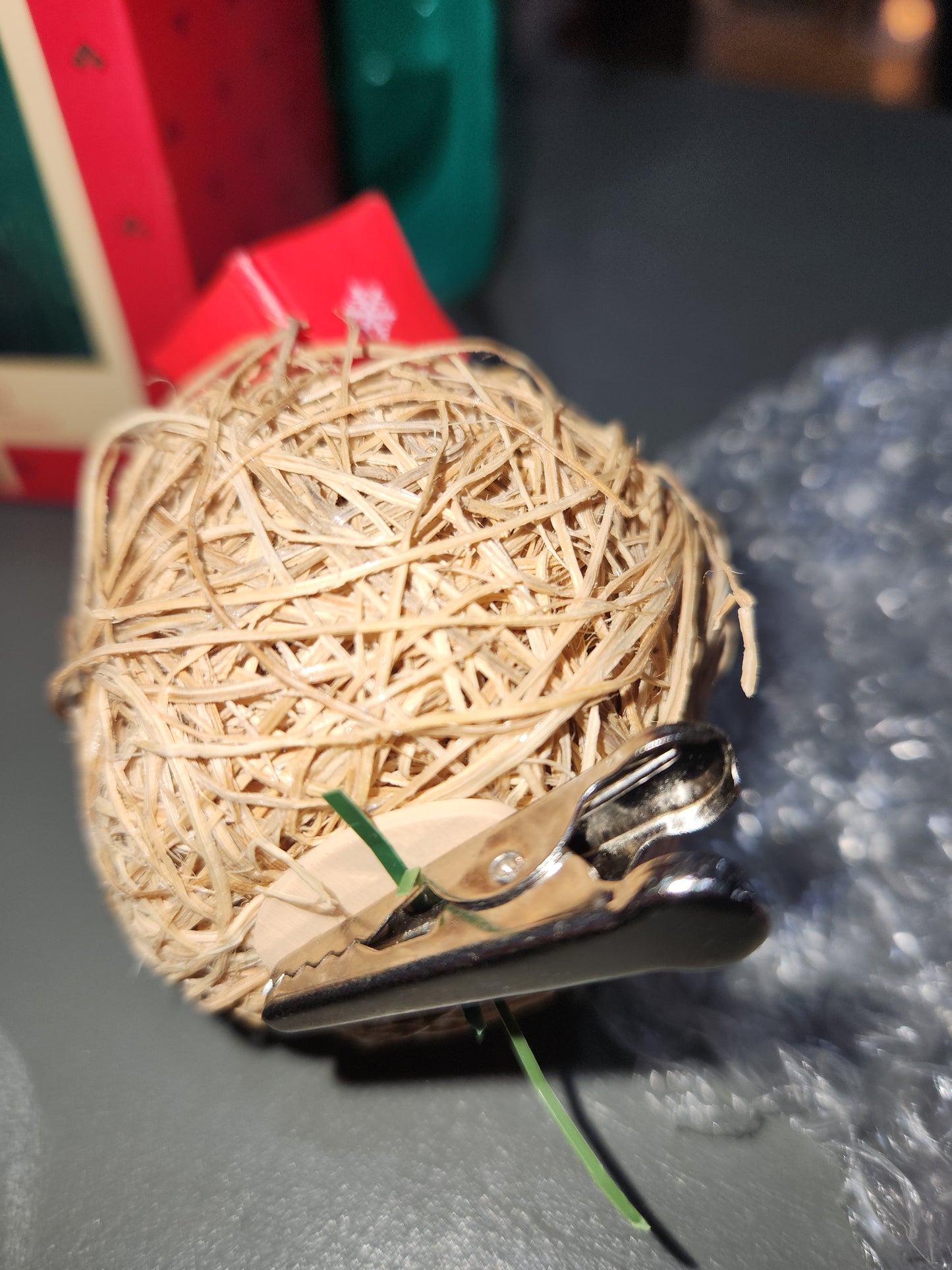 Three Vintage Hallmark Keepsake Ornaments 1986 Treetop Trio  1993 Peep Inside Birdhouse  1992 Egg Nog Nest