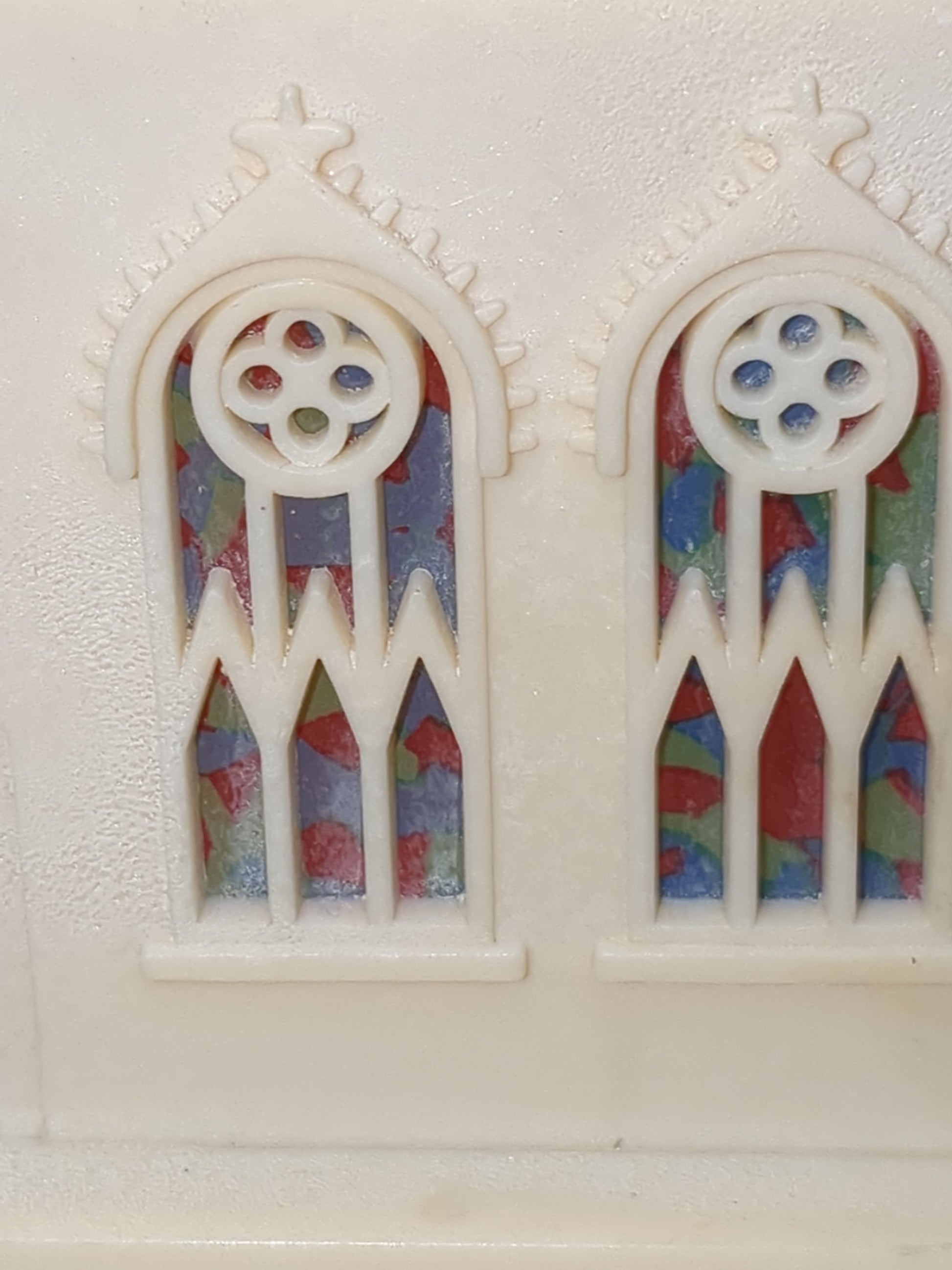 Vintage Raylite Church AS IS No Music Lighted Bulb Added Not Original
