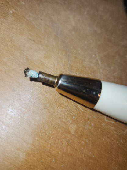 Vintage Everlasting Set of 2 Refillable Candle Sticks with Red Wick Cover Mid Century MCM vc7