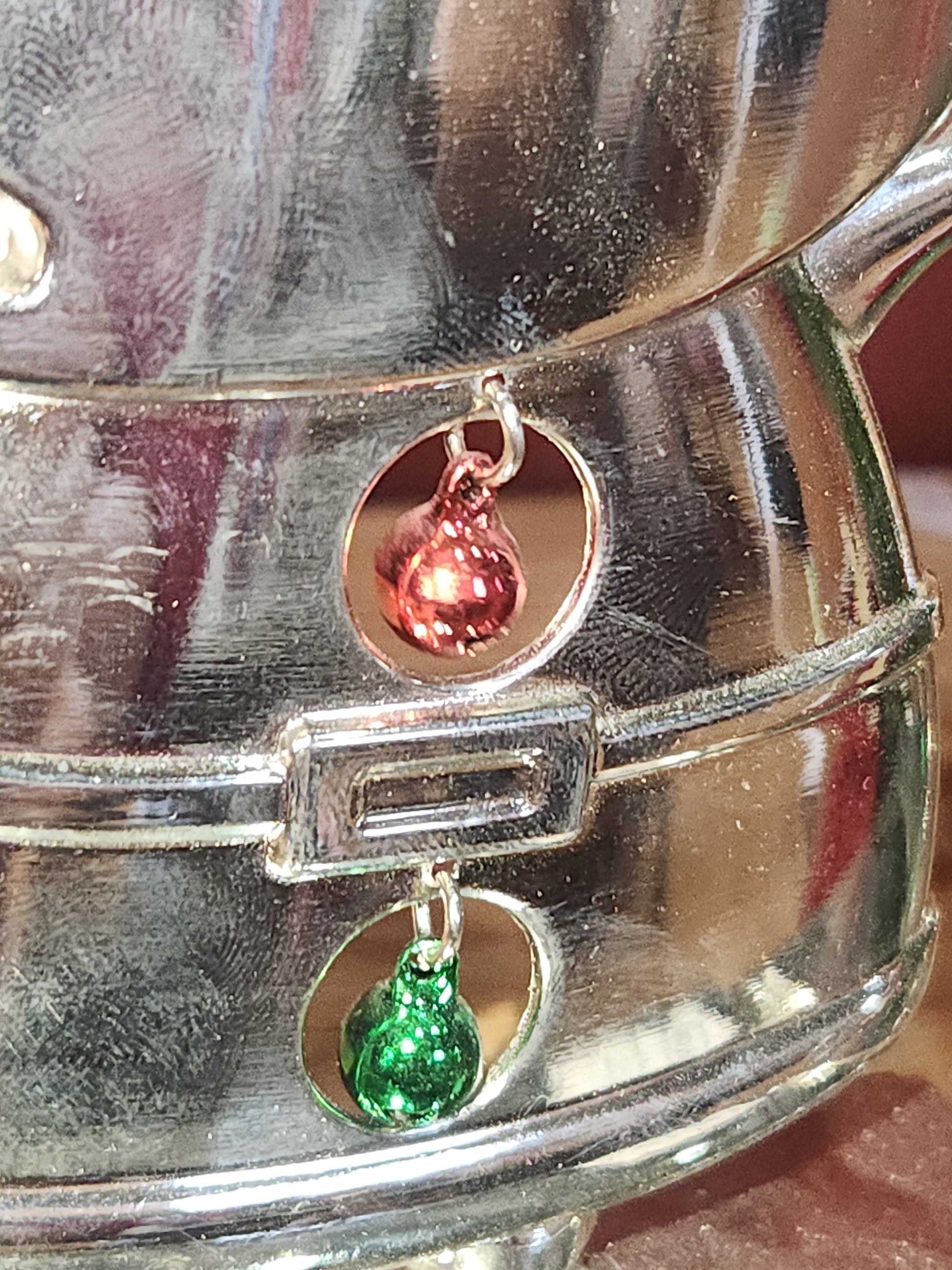 Stocking Holder Set of 2 Santa and Snowman metal sh1