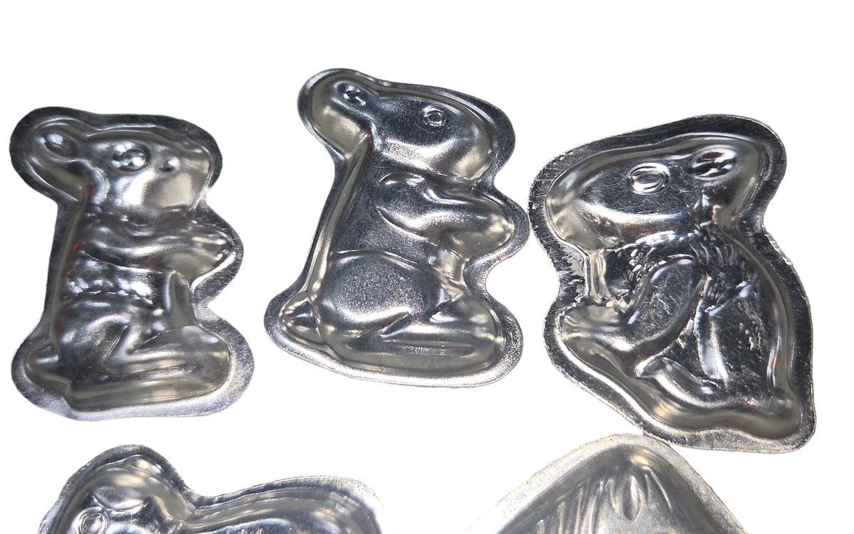 Vintage Animal Mold Chocolate Butter Candy Set of 13 Cat Fish Horse Bunny Frog Sheep Chicken Pelican vm56