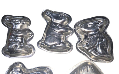 Vintage Animal Mold Chocolate Butter Candy Set of 13 Cat Fish Horse Bunny Frog Sheep Chicken Pelican vm56