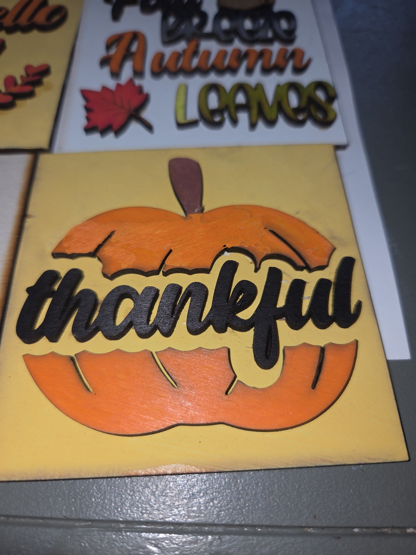 Fall Thankgiving Insert Kit Insert for Interchangeable Frame Can Fit Arch, Rectangle, or Square Frame *FRAMES SOLD SEPARATELY*