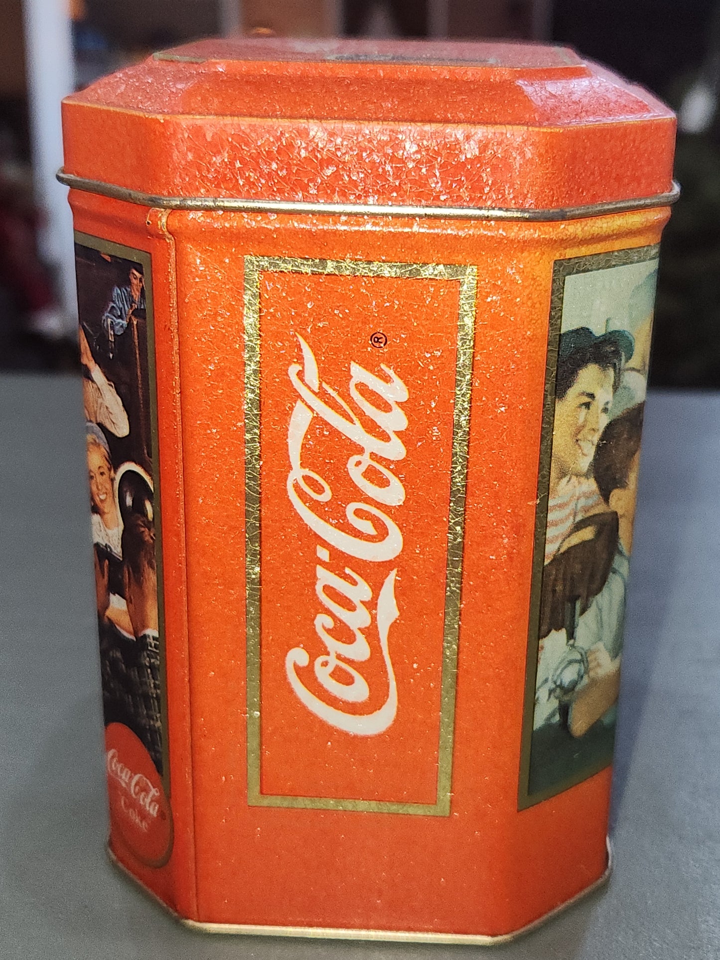 Vintage Tin Coca Cola Red Tin Maltshop Coke cct53