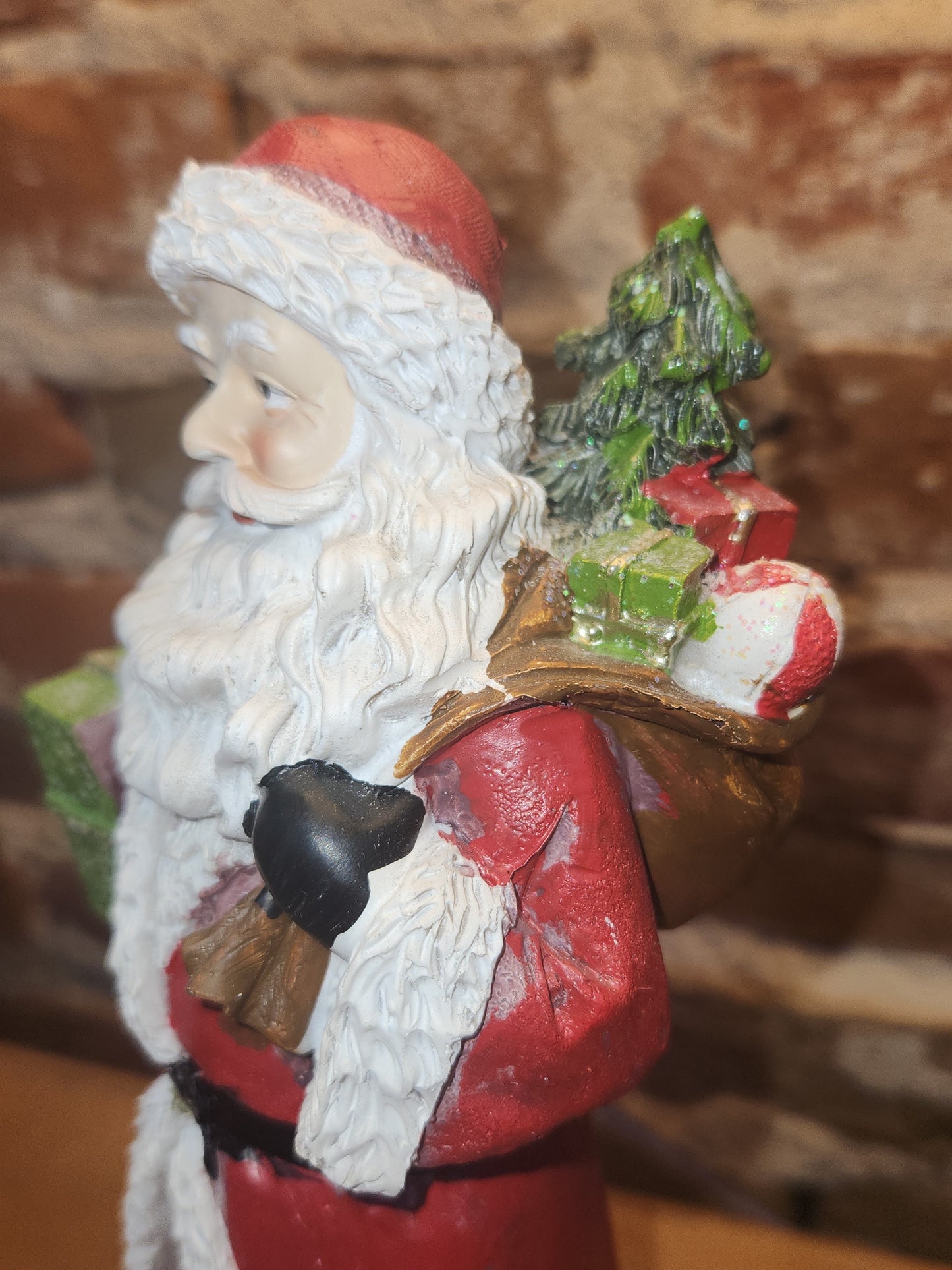 Santa Figurine Gift Santa Bag sf13