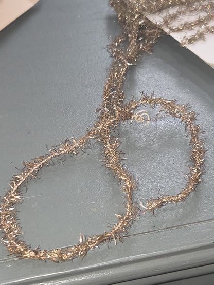 Antique Wire Tinsel Garland AS IS hg6