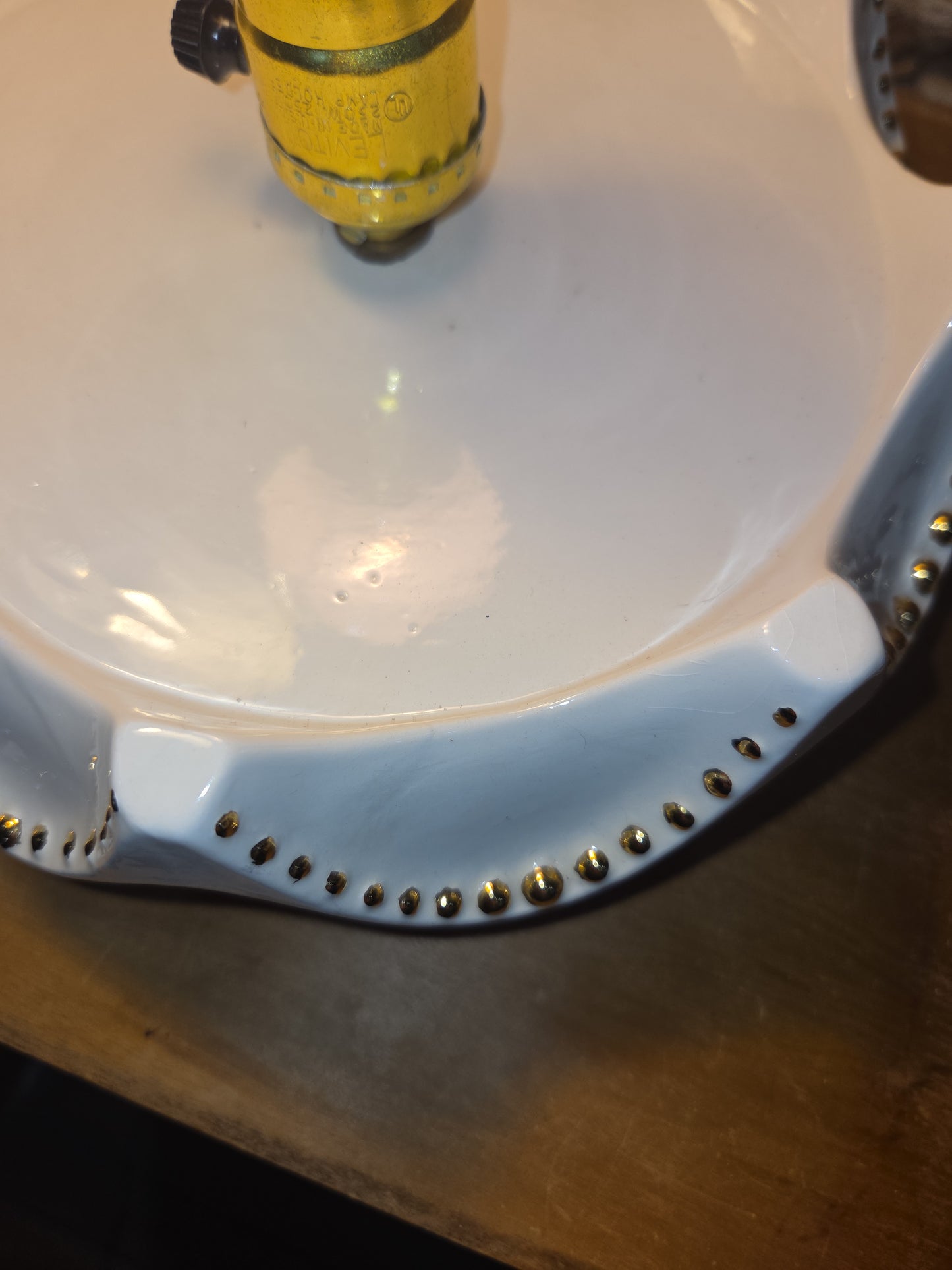 Vintage Ceramic California Ceramic Mold Christmas Tree Base 1975 NOTE: Base only