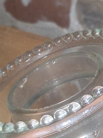 Vintage Hemingray #42 Clear Glass Insulator h642b