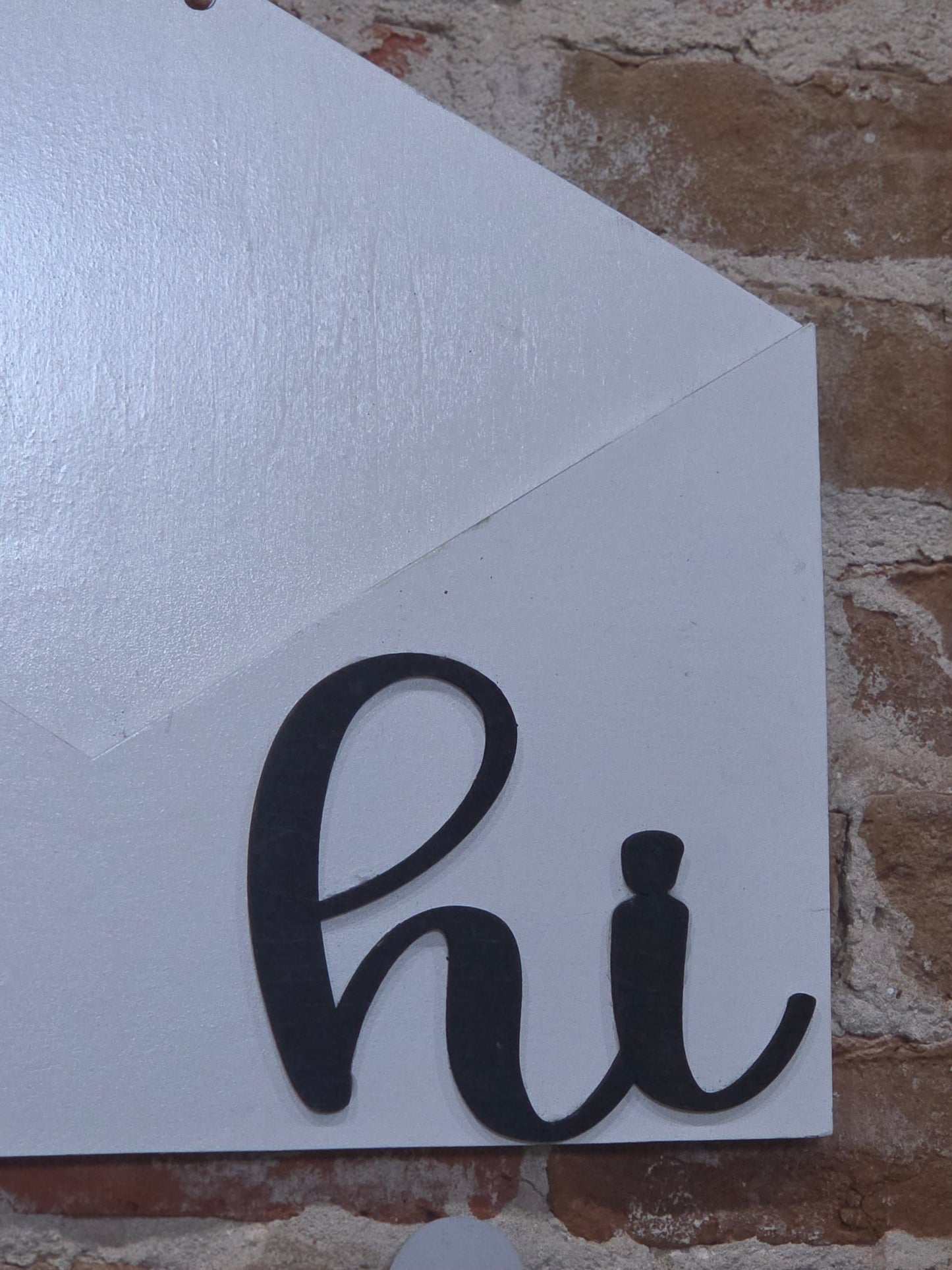 Interchangeable Envelope Door Sign white with Black Letter *Inserts Sold Seperately*