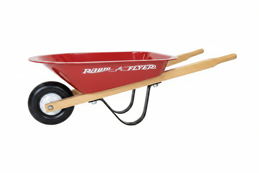 Vintage Radio Flyer Miniature Metal Wheelbarrow AS IS 10 3/4" x 8 1/2" vt98