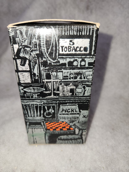 Vintage Avon Pot-Belly Stove Bravo After Shave EMPTY Original Box av655