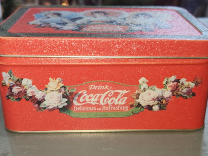 Vintage Tin Coca-Cola Red Pam Renfroe 1997 cct76