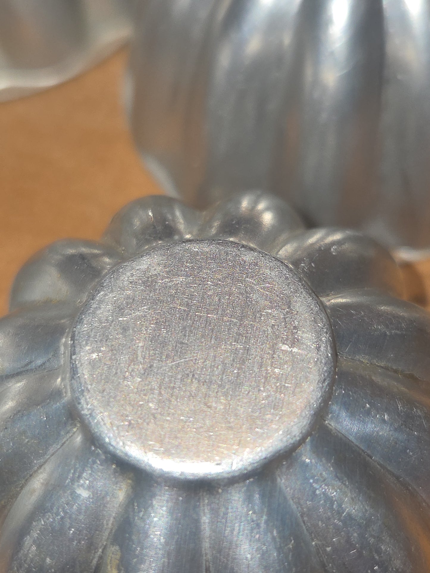Vintage Small Aluminum Scalloped Fluted Tins Molds Cups Bundt Pans Set of 17 AS IS al22