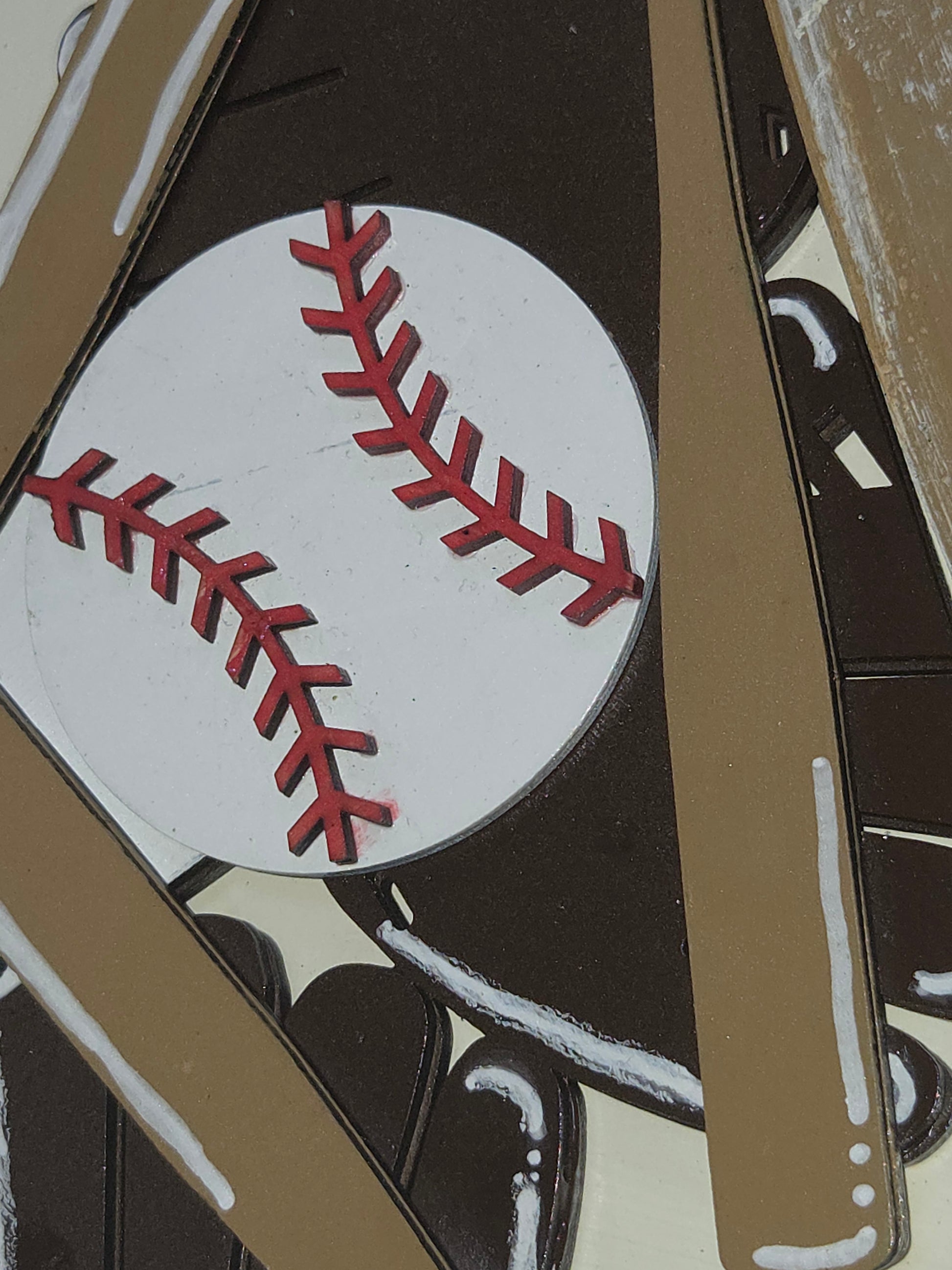 Baseball Summer Insert for Interchangeable Pot Spilling Door Sign *Sign Sold Seperately*