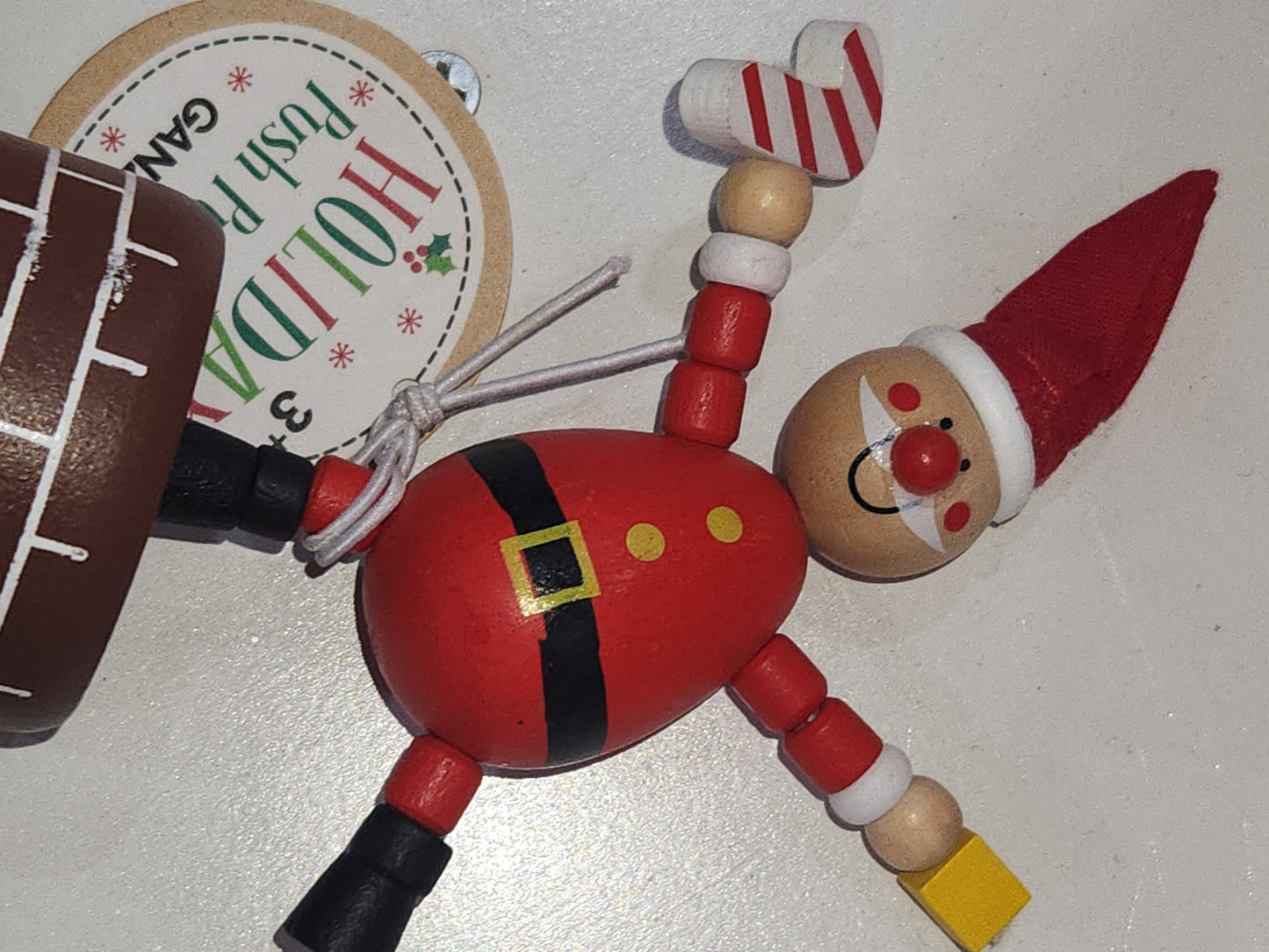 Santa Wooden Push Puppets pp1