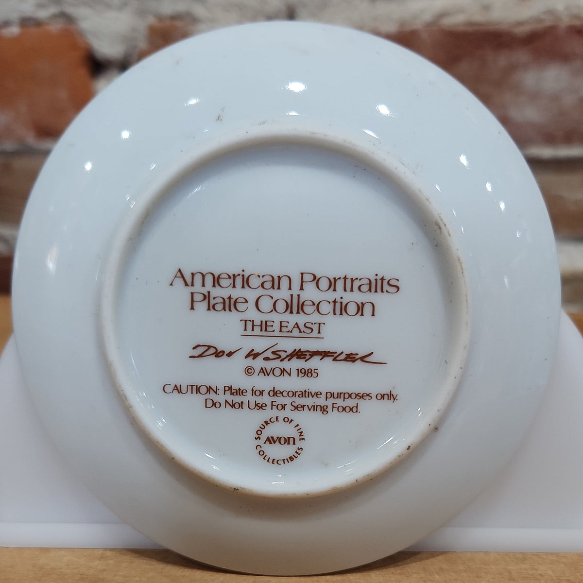 Vintage Avon American Portraits Plate Collection Set of 4 Don Scheffler 1985 ap7