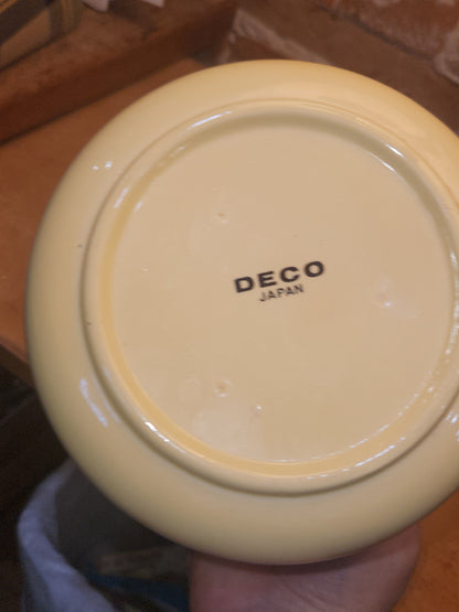 Vintage Deco Pipe Tobacco Humidor Jar Japan MCM Jalopy tj6