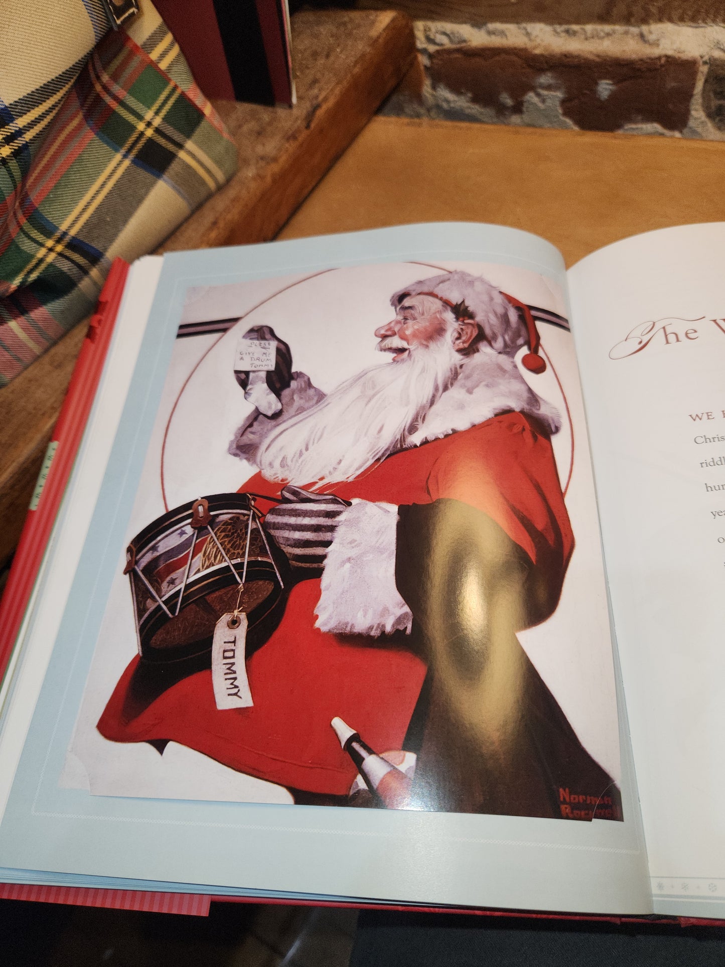 Norman Rockwell's Christmas Book Revised and Updated Edition 8 Frameable Prints bk010