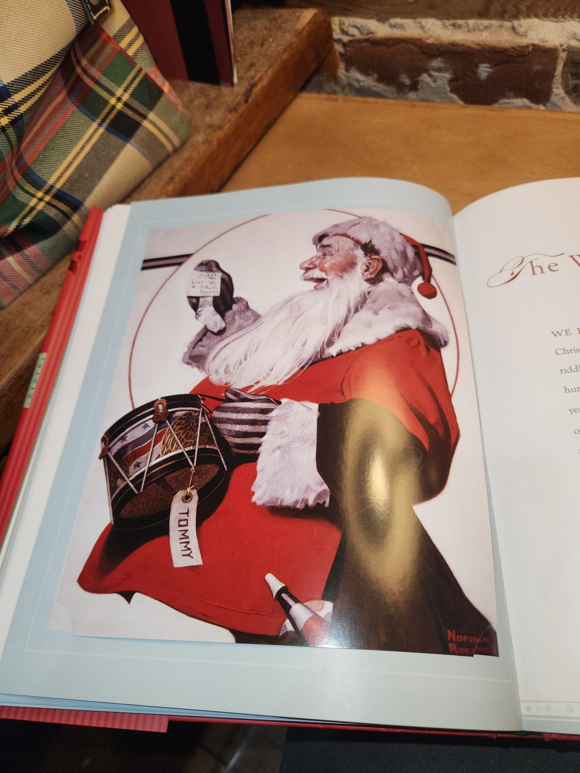 Norman Rockwell's Christmas Book Revised and Updated Edition 8 Frameable Prints bk010
