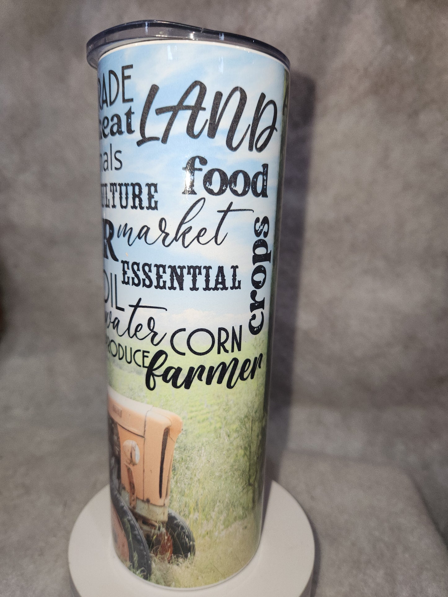 20 oz stainless steel, insulated tumbler farmer tf55