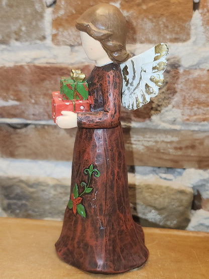 Christmas Angel Figurine Gifts Holly an21