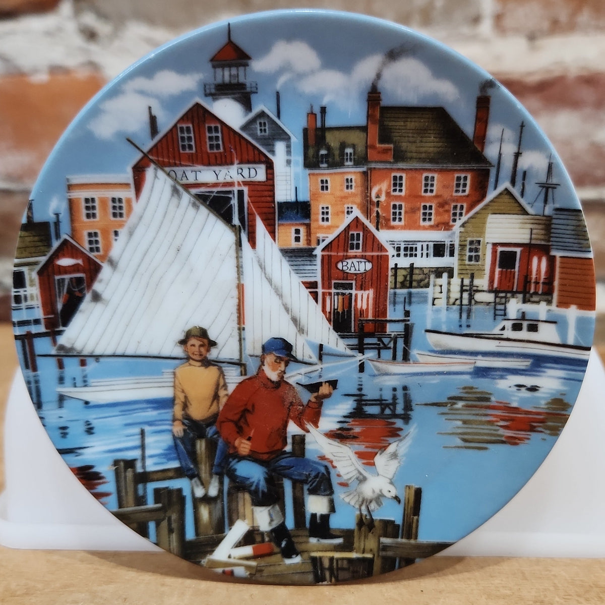 Vintage Avon American Portraits Plate Collection Set of 4 Don Scheffler 1985 ap7