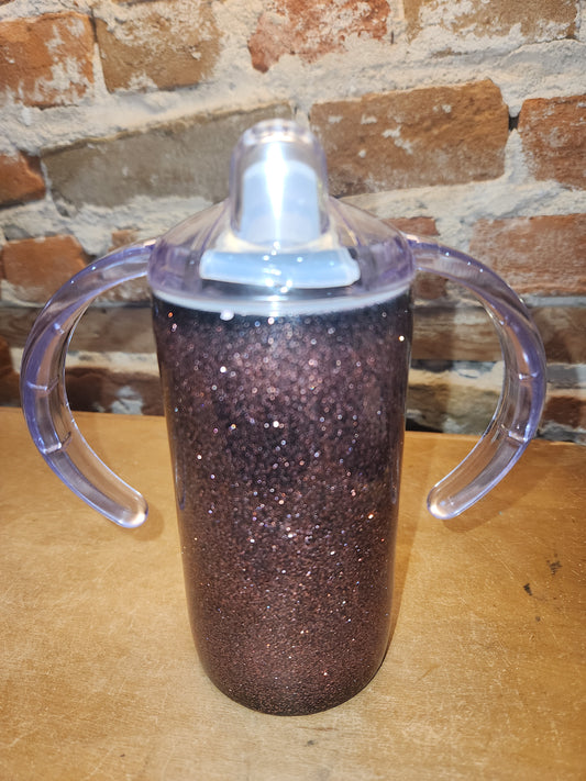 12 oz Insulated Stainless Steel Resin and Glitter Gippy Tumbler CLEARANCE sc5