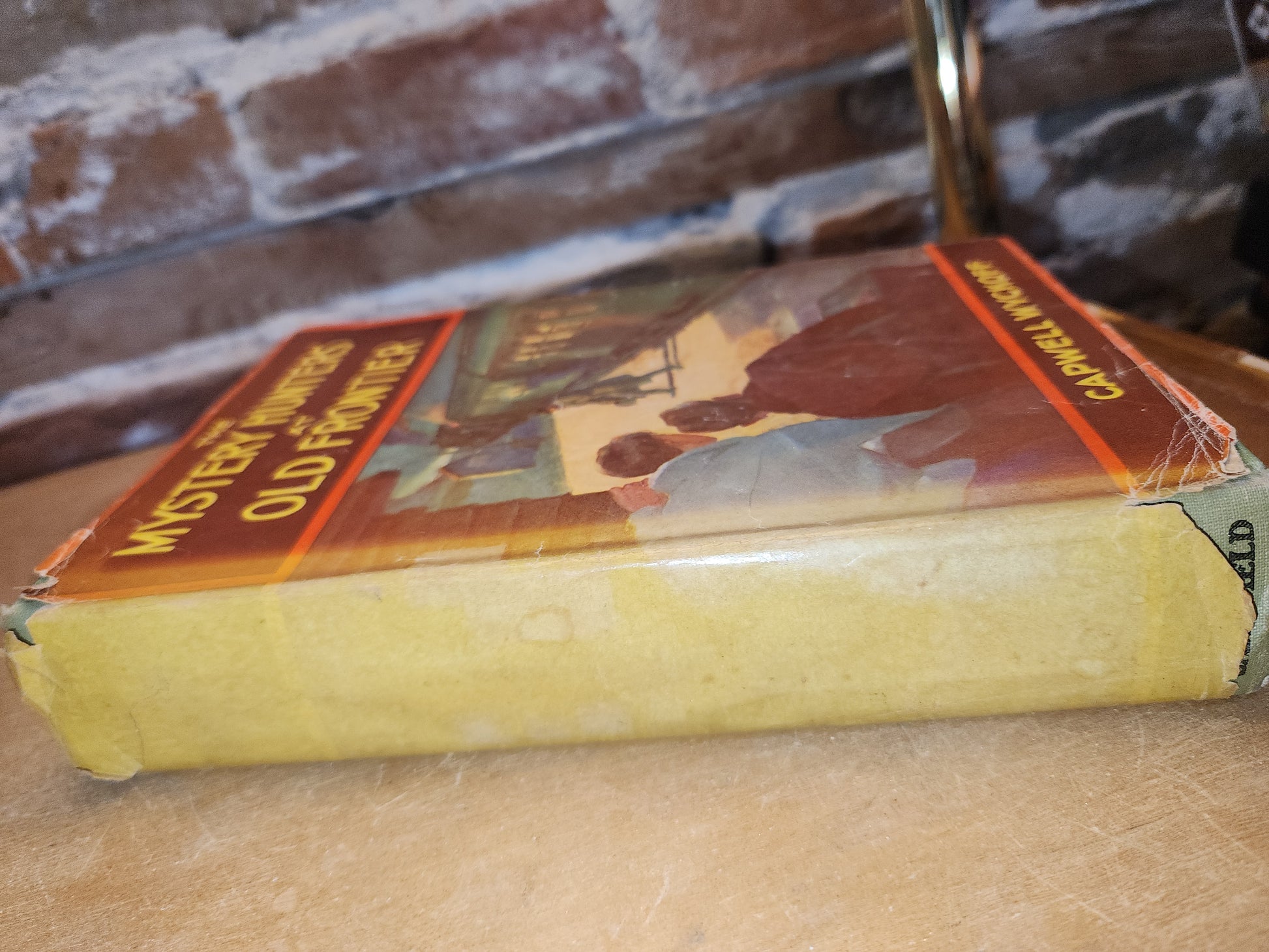 Vintage Hardcover Books Mystery Hunters At Old Frontier AND At The Haunted Lodge Capwell Wyckoff Saalfield Publishing Company 1934 vb99