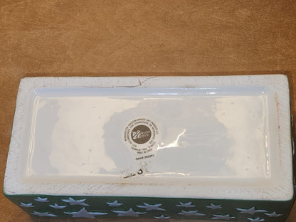 Houston Harvest Three Bears Ceramic Box Winter Stars tb76