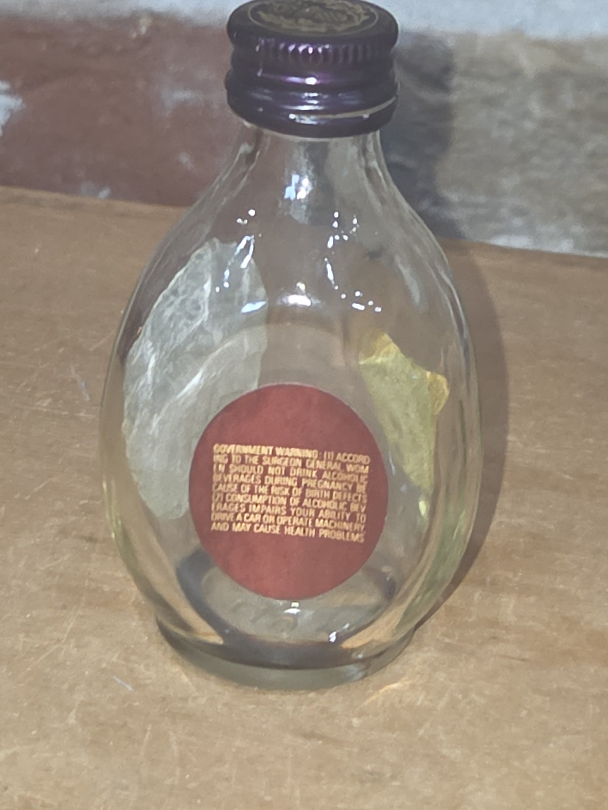 Vintage Liquor Bottle Dimple Pinch Scotch Whiskey EMPTY No Box vl97