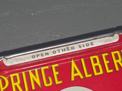 Vintage Prince Albert Tobacco Tin Pipe and Cigarette 1 1/2 oz R J Reynolds Tobacco Co. Winston-Salem N.C. EMPTY tin91