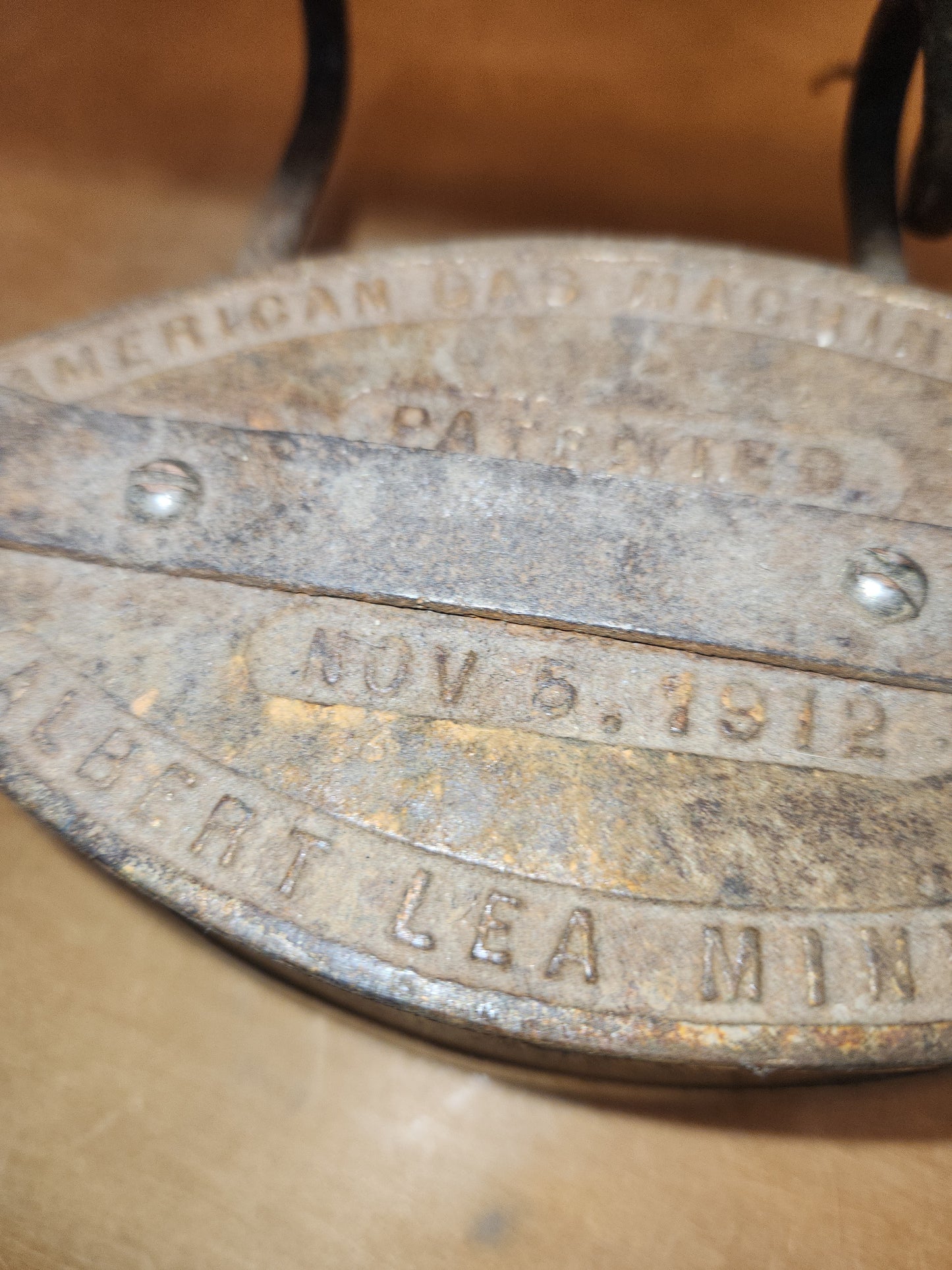 Antique Gasoline Powered Sad Iron American Gas Machine Co. Albert Lea Minnesota Patented 1912 si3